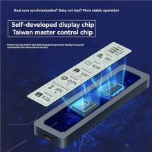 2X ShuoLe M.2 NVMe SSD Case USB3.2 Gen2 Type C 10Gbps PCIe SSD Case M.2 NVME SSD Enclosure SSD Case with Display Screen