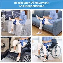 2X Leg Lifter Strap for Limited Mobility,Thigh Lifter Strap with Padded Grip and Loop for Knee Hip Surgery Recovery