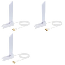 3X for WiFi7 2.4G/5G/6G 12DB for MSI/Asrock Gigabit PCI-E WiFi6 WiFi6E Wireless Card Magnetic Antenna 1.2M B