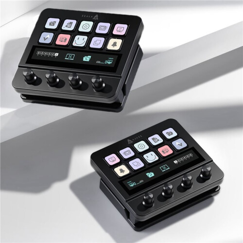 2X Ajazz AKP05 Mechanical Macro Keyboard Multifunction Desktop USB Keyboard Multimedia StreamDock Laptop Controller A