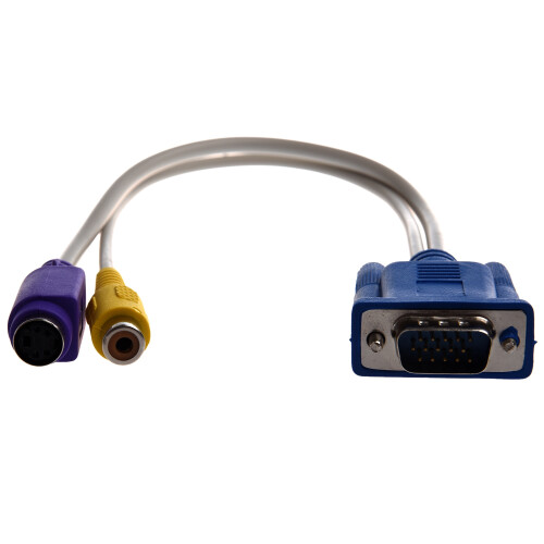 TV-Ut VGA Till S-Video/RCA Kabeladapter