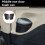 ABS Middle Row Car Door Trash Can Middle Row Storage Bin Interior Accessories for  Alphard Vellfire 40 Series 3