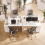 Homcom HOMCOM Computer Desk with Drawer, Reversible Office Des, White 9