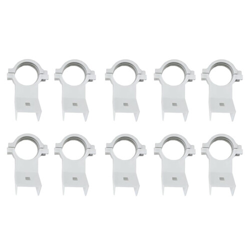 20pcs KU High-Frequency  Clamp LNB Bracket for Satellite Dishes 20mm Plastic Bracket for Multiple Dish Sizes 1