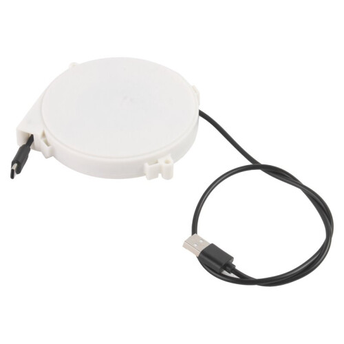 2pc Automatic Retractable Power Reel Cable Data Cable Winding Reel Charging Cable Power Cord Reel Protective Cover 2