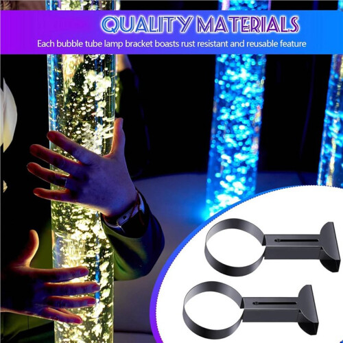 4pcs Adjustable Wall Bracket for 11cm Diameter Fish Bubble Lamps Secure and Stylish Aquarium Light Holder 2