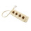 RJ11 6P4C un 6P4C 4 Modo Telefono Linea Componibile Splitter Adattatore - Beige 1