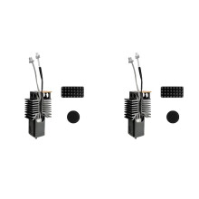 2X for Snapmaker U1 Hotend 0.4mm Ceramic Block Kit Integrated Hardened Steel Nozzle for Snapmaker U1 3D Printer