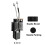 2X for Snapmaker U1 Hotend 0.4mm Ceramic Block Kit Integrated Hardened Steel Nozzle for Snapmaker U1 3D Printer 4
