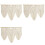 3X Tenture Murale en Macramé Tissé à la Main Boho Cotton Rope Boho  Home Decor 1