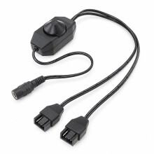 5521 to Dual 4PIN Fan Stepless Speed Control Cable with for Aquarium Cooling Fans Modified Connecting