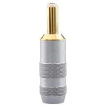 Conector de Alimentación Lineal de CA/CC -2.5G Chapado en Oro de Cobre Puro, Cabezal de Salida DC5521/DC5525 para Audio de Alta Gama B