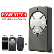 2pcs 433.92MHz Gate Remote Control Universal Replacement for Powertech PR2 PR1 PR4 Electric Gate Key Fob Transmitter