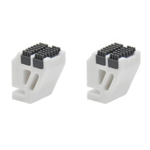 2X for X1/X1C/P1P/P1S Hotend Wiper Nozzles Double Row Silicone Brush Embedded Scrubbers Print