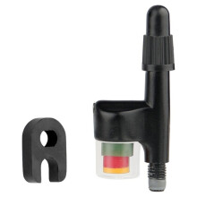 Moniteur de Pression des Pneus pour Vélo de Route, Valve Presta avec Inserts F/V, Capuchon D'Embout, Installation Facile, Avertissement Mécanique,