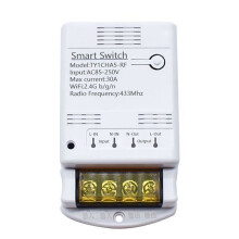 2X 4000W 30A Wifi Relay Tuya Smartlife APP 433mhz RF Receiver Module AC 85-250V 220V Automation Circuit Breaker
