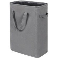 Slim Laundry Basket, Narrow Laundry Hamper with Handles, Collapsible Dirty Clothes Hamper,Tall Laundry Bin for Laundry C