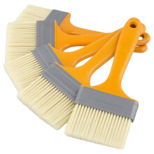 50 Stuks 3-Inch Verfkwasten (Bulkverpakking) - Ideaal voor Muren, Bijwerken, Meubels en DIYprojecten met Plastic Handvatten