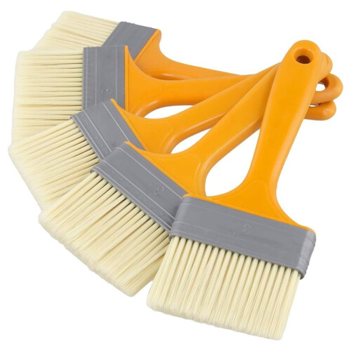 Pacote com 50 Pincéis de 7,6 cm (3 Polegadas) - Ideais para Paredes, Retoques, Móveis e Projetos de DIY com Cabos de Plástico 1
