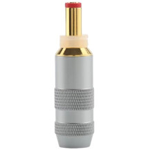 Conector de Alimentação Linear -2.1G AC/ Banhado A Ouro em Cobre Puro, com Saída DC5521/DC5525 para Áudio de Alta Fidelidade A