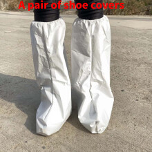(One Size(1 Pair Shoes Cover))Protective Suit Coveralls Clothing Safety Overalls Suit Full Protection Off One