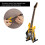 Miniatur Bass Modell gelb spitz 20cm 1/6 Maßstab 6