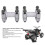 ATV Quad Lenker-Riser Klemme 20mm Höhe 3