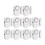 90db Wireless Security Alarm Door Window Sensor Independent Magnetic Opening Sensor Enhanced Home Safety 10Pcs 2
