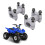 ATV Quad Lenker-Riser Klemme 20mm Höhe 17