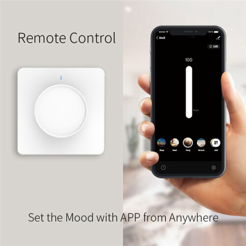 Tuya  Zigbee Dimmer Light  Dimning Panel Vägg   220-240V Fungerar med Alexa  Home APP Zigbee