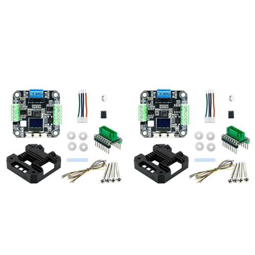 2X SERVO42D CAN MB NEMA17 Stepper Motor Driver Kit for Makerbase CAN Motor Closed Loop for Gen_L FOC Efficient 1