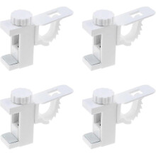 4 Pieces Curtain Holder Clip Holder Holder Clip Holder Curtain Rod Towel Storage Hook SZRH A-D