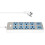 Power Strip with 4 USB Sockets, 3000W, 8 Universal Sockets, EU Plug 1