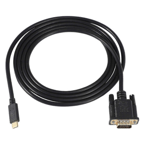 Câble convertisseur USB-C VGA pour la duplication vidéo 4K