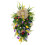 Spring Summer Wreath Artificial Leaf Flower Wreath Front Door Garden Wedding Party Multicolor 1