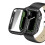 2 Pack Apple Watch Case Apple Watch Series7/8 half covered Hard PC Protective Cover Guard Bumper 1