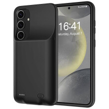 Externer Akku 10000mAh TPU+ABS Ladehülle mit LED-Anzeigen für Samsung Galaxy S24