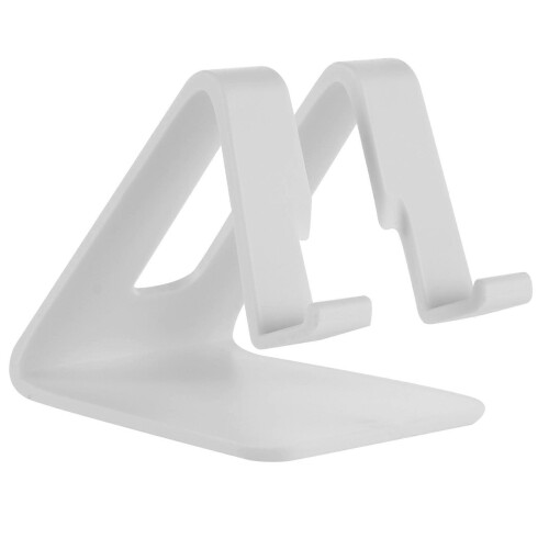 Table Phone Holder Non Slip and Stable for Desktop Use 1Pc White 7x6cm