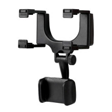 Universal Car Phone Holder 360 Degrees Rotating Rearview Mirror Mount Gps Stand SZRH A-YH