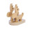 Supporto per tablet in legno, supporto per telefono, 2 pezzi, beige, design alce 1