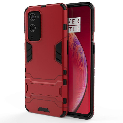 Schutzhülle aus PC + TPU mit Halterung für OnePlus 9 Pro
