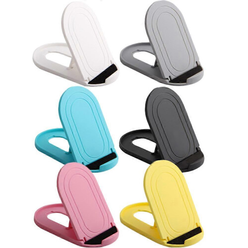 Plastic Phone Holder Folding Phone Stand for Home Use 6Pcs Assorted