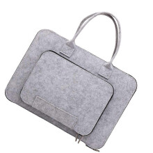 Laptop Storage Bag Felt Portable Container for 3Pcs Business Use