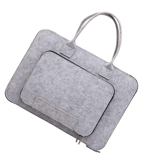 Laptop Storage Bag Felt Portable Container for 3Pcs Business Use