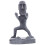 supporti per cellulare in resina Moai, colore grigio scuro. 1