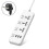 Us//eu Power Strip 5v2.1a Surge Protector With 3 Outlets 3 Usb Ports 1