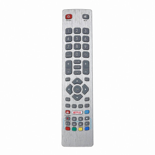 Sharp Aquos TV Remote Control Replacement, Smart Portable Size Remote for Sharp TVs silver
