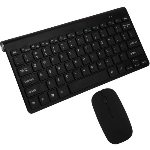 Wireless Keyboard Mouse Combo with Multimedia Function 1Set for Computer