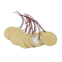Piezoelectric Buzzer Plate 12mm Copper Compatible with Voice Music Applications Replacement