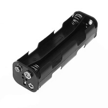 12V Battery Pack 8 AA Cells Designed 12V Battery Holder Storing Back Back Storage Box Black